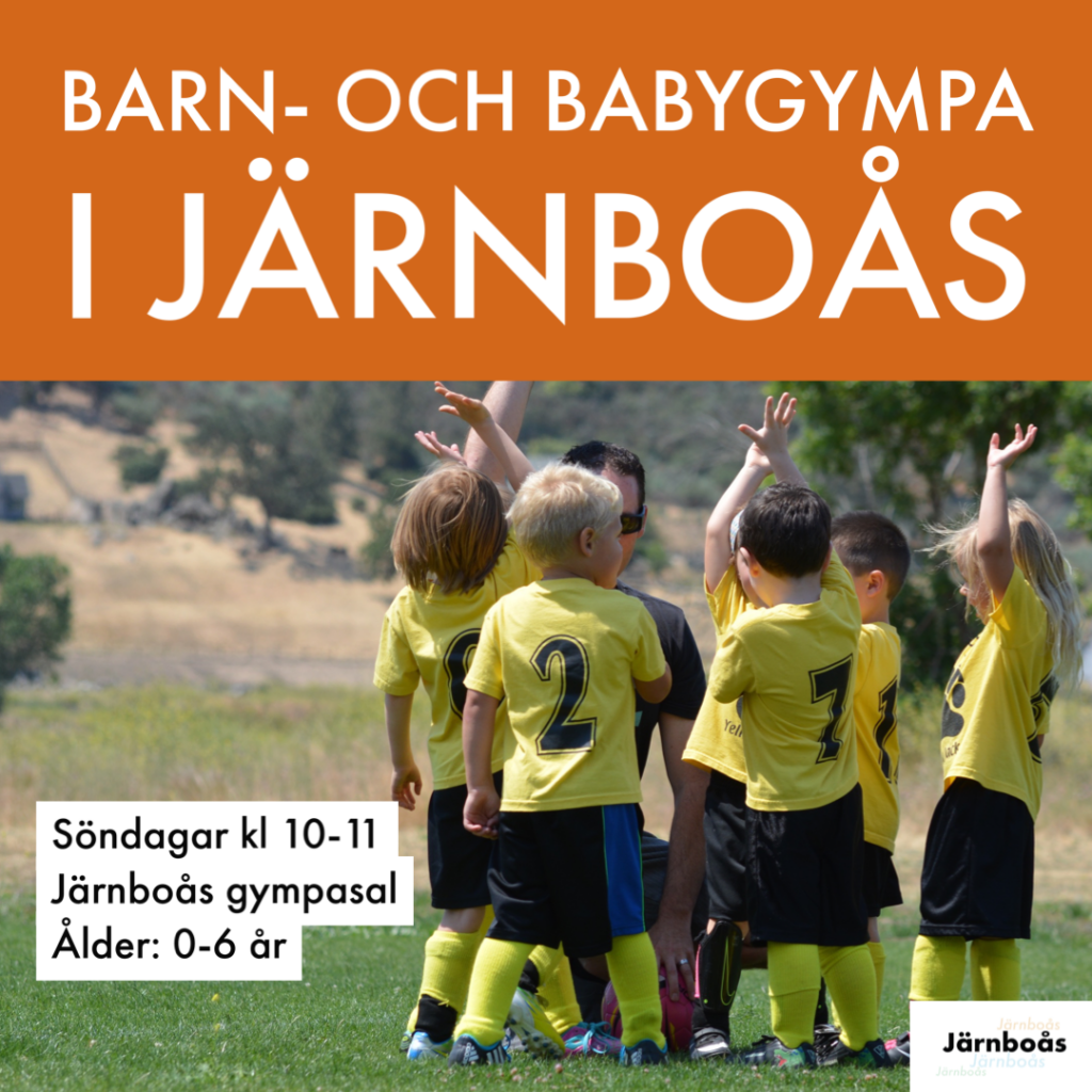 Barn och babygympa i Järnboås