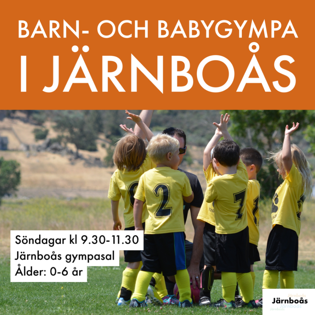 Barn och babygympa i Järnboås