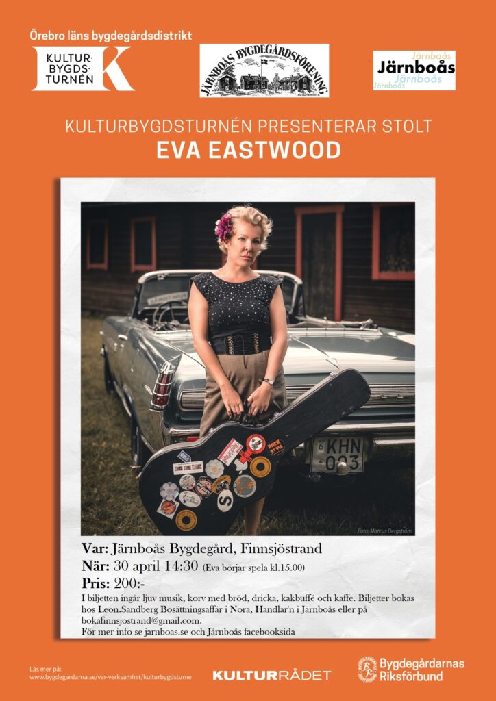 Affisch Eva Eastwood spelar i Järnboås