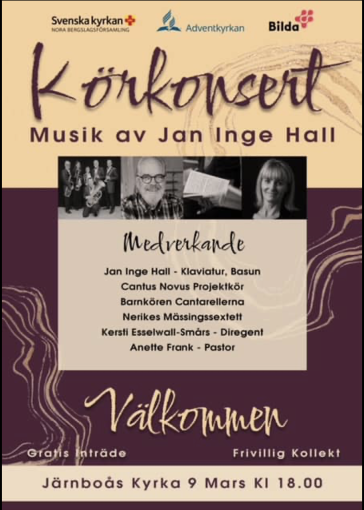 Körkonsert Jan Inge Hall i Järnboås