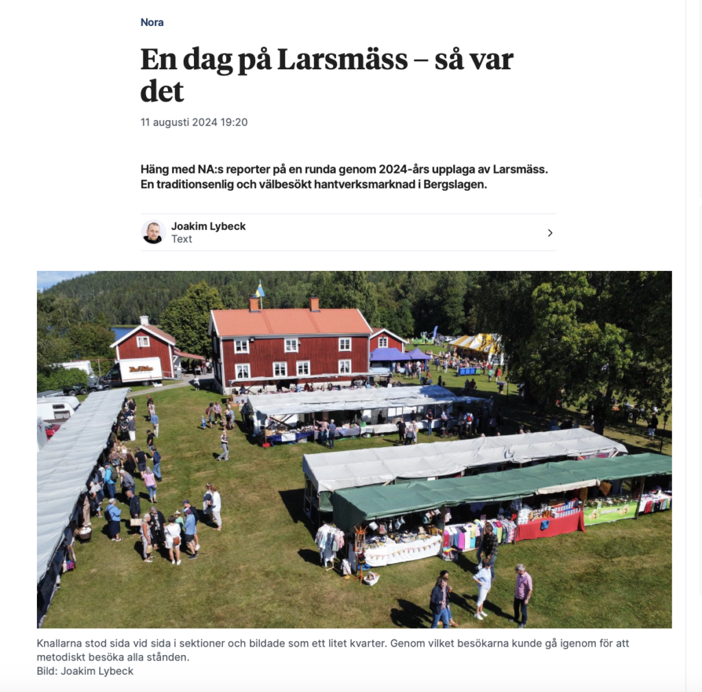 ScreenshotN skriver om Larsmäss