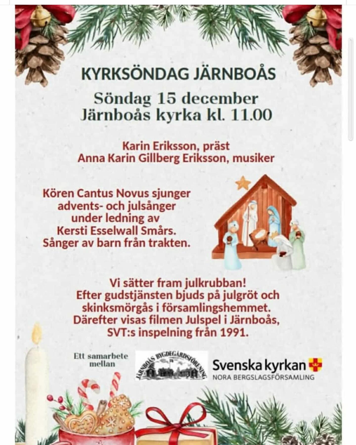 kyrksöndag i järnboås