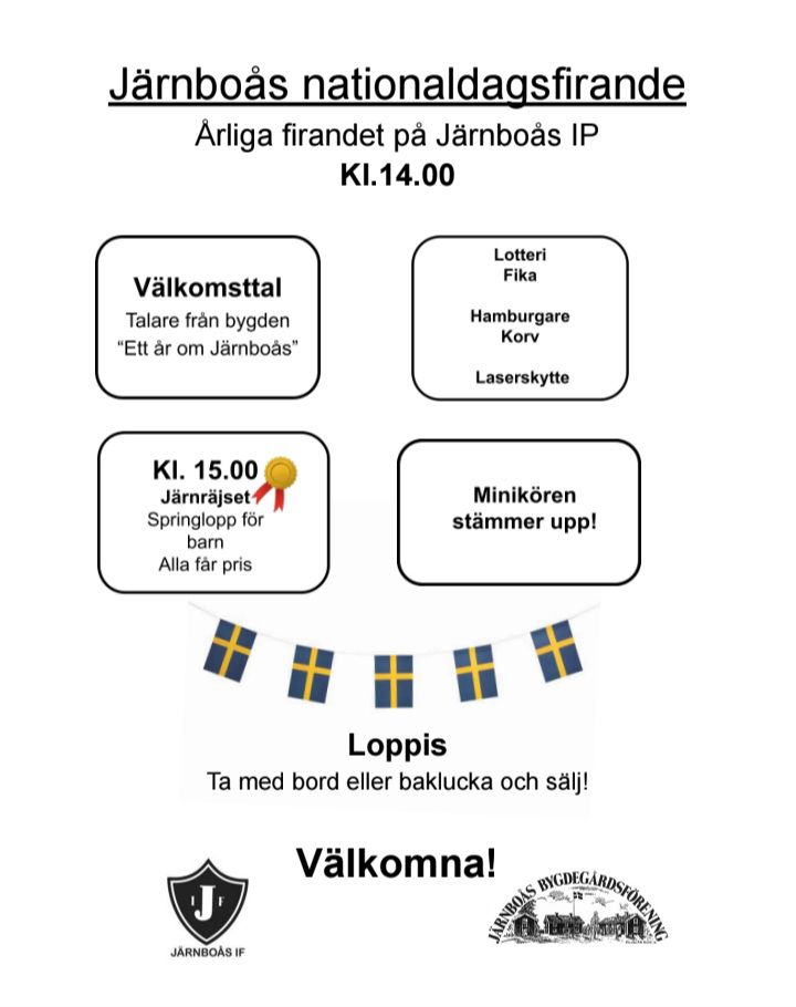nationaldag 26 i Järnbås